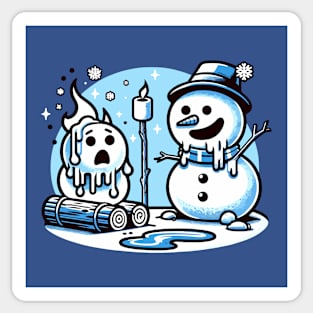 Snowman’s Solitude Sticker